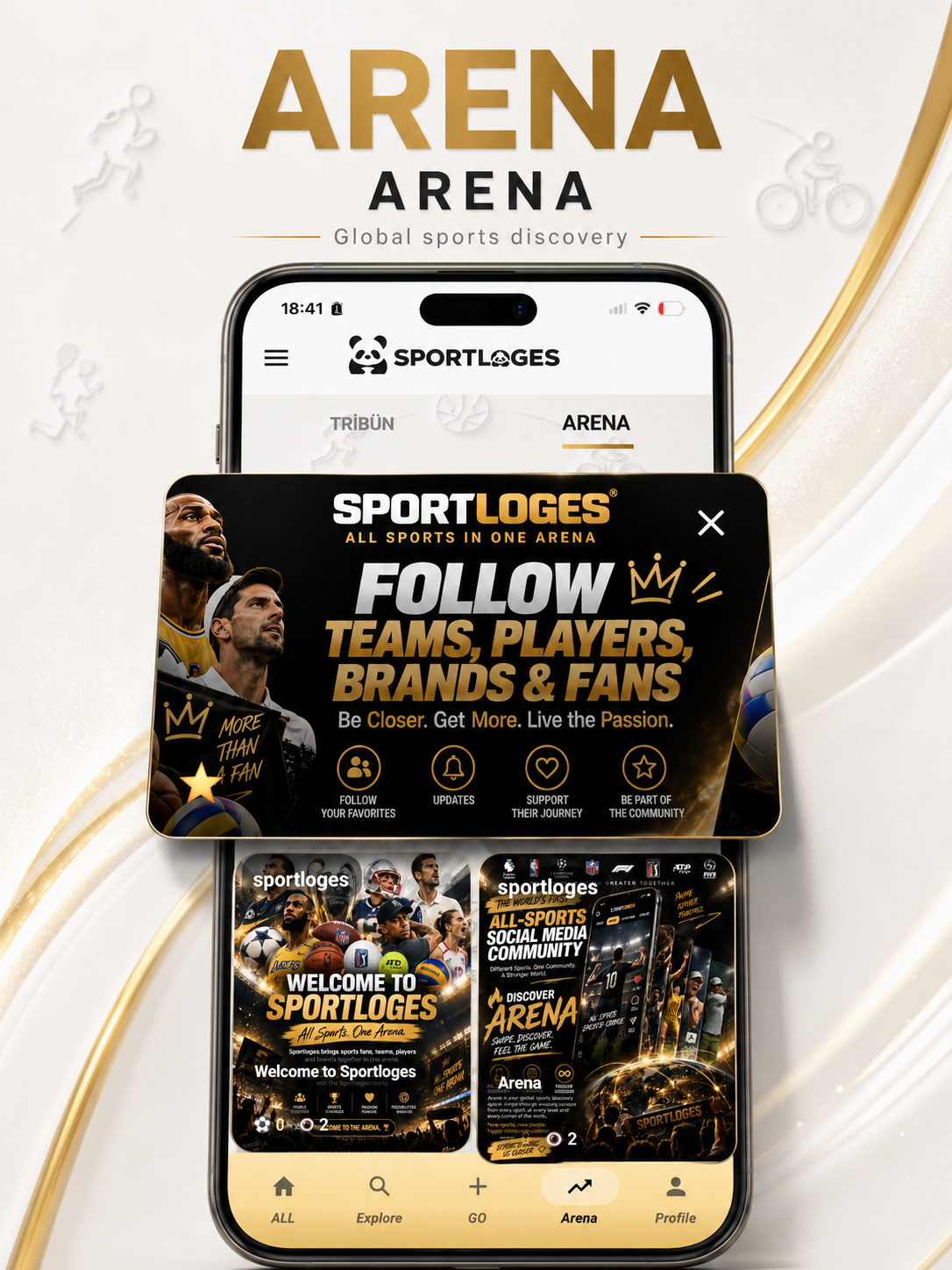 SportLoges app screen 2